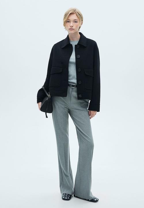MANGO - Jacket Anna - Black
