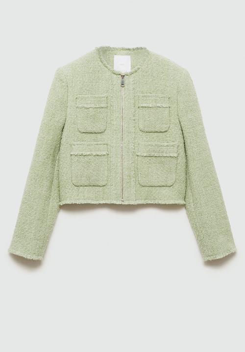 MANGO - Jacket Ena - Light/Pastel Green