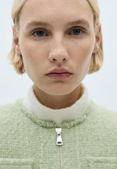 MANGO - Jacket Ena - Light/Pastel Green