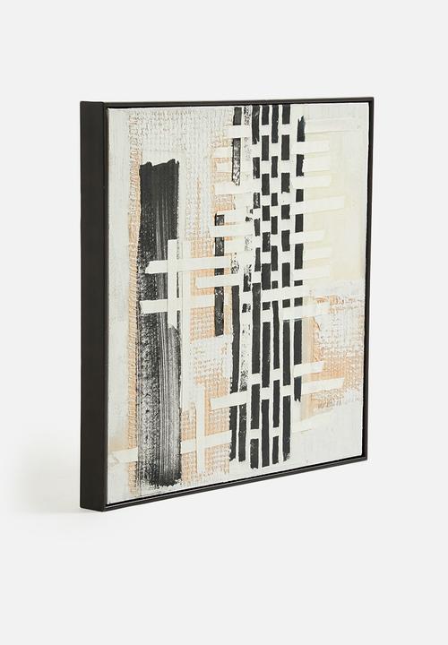 Sixth Floor - Urbanity Wall Art - natural and black