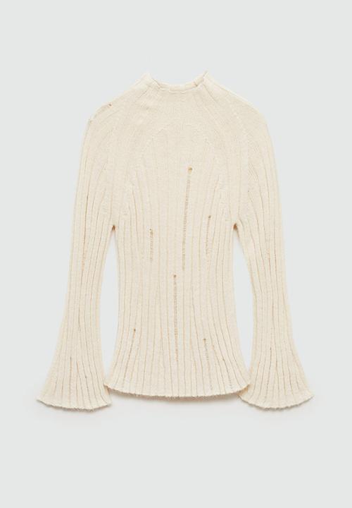 MANGO - Sweater bone - light beige