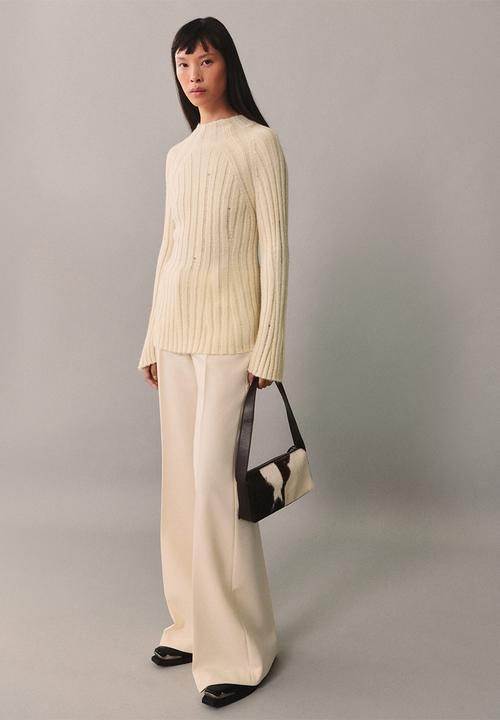 MANGO - Sweater bone - light beige