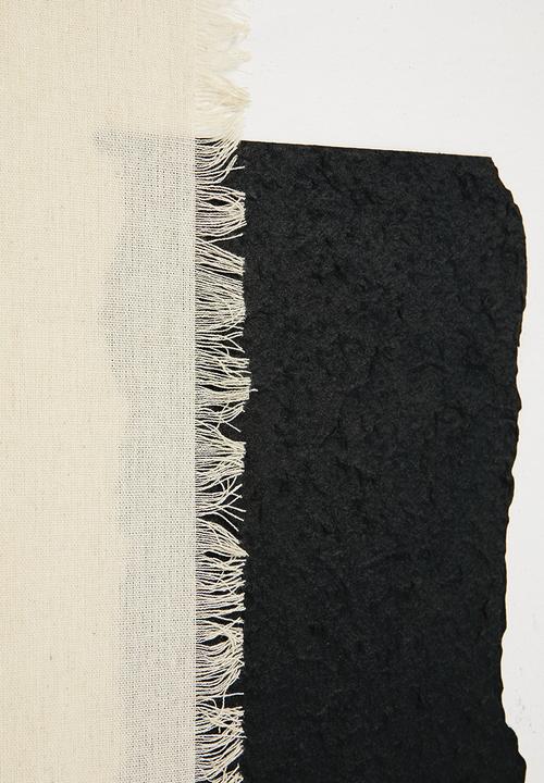 Sixth Floor - Khari Framed Wall Art Set - Black & Natural