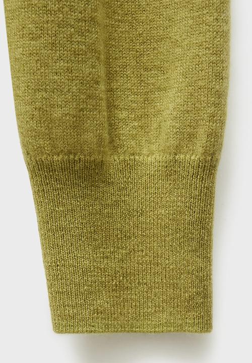 MANGO - Sweater Serrano -  Green