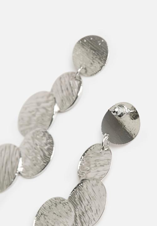 Superbalist - Multi disc earrings - silver