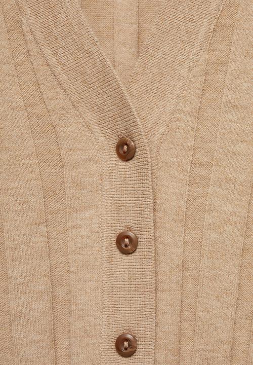 MANGO - Cardigan Flurry - Light/Pastel Gray