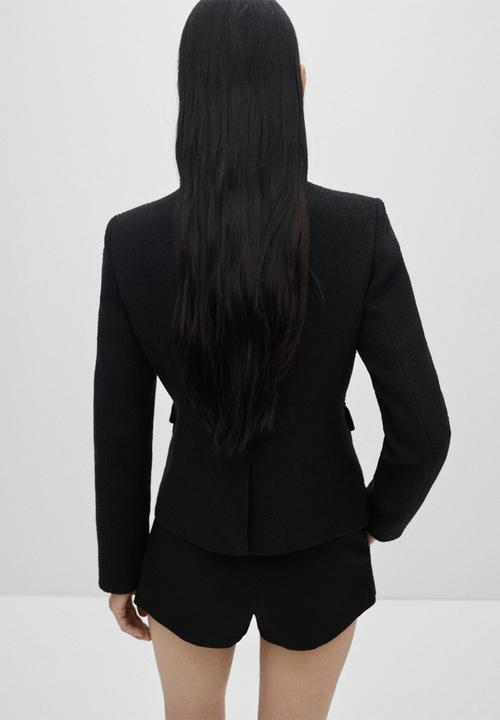 MANGO - Jacket vera - black