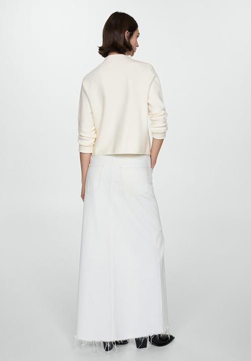 MANGO - Sweater Chimneyb -  Light Beige