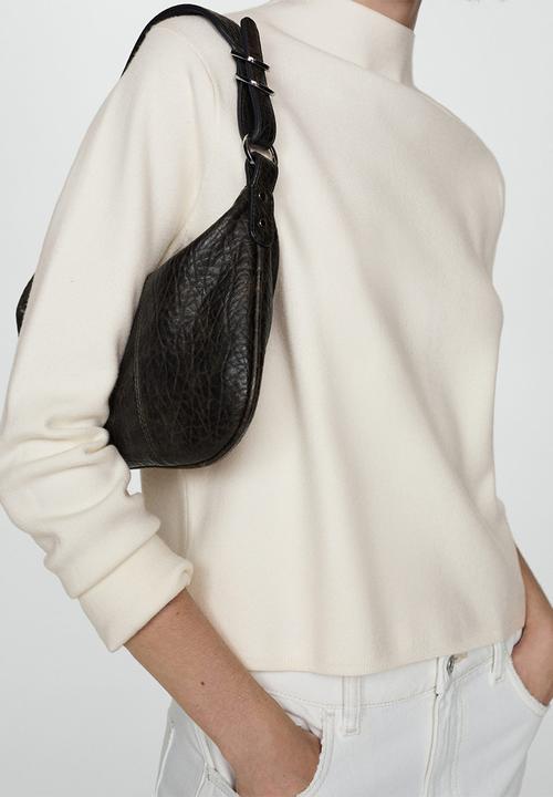 MANGO - Sweater Chimneyb -  Light Beige