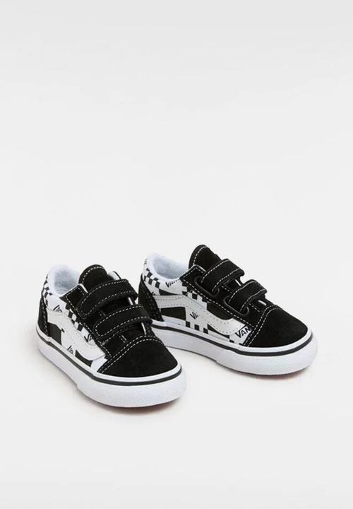 Vans - Old Skool V-Logo Check - Black/True White