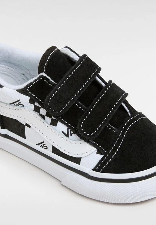 Vans - Old Skool V-Logo Check - Black/True White