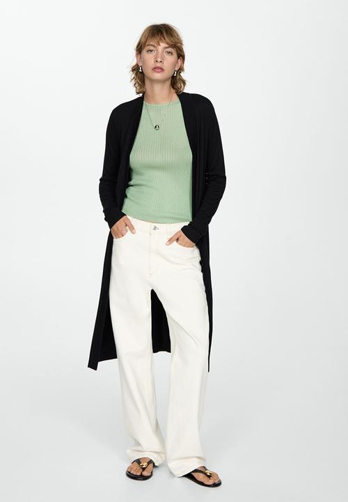 MANGO - Cardigan almibar - black