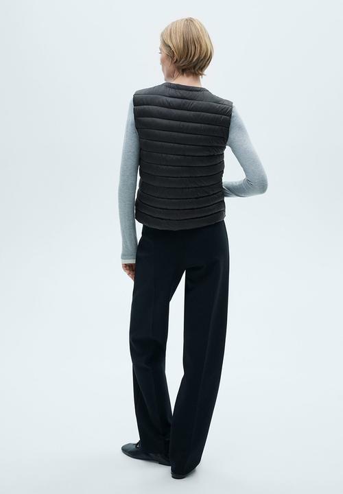 MANGO - Outer vest blanvest - black