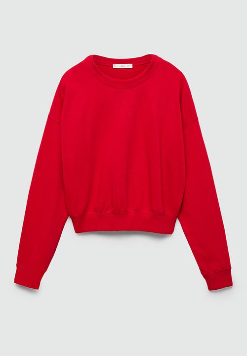 MANGO - Sweatshirt sweaty - red