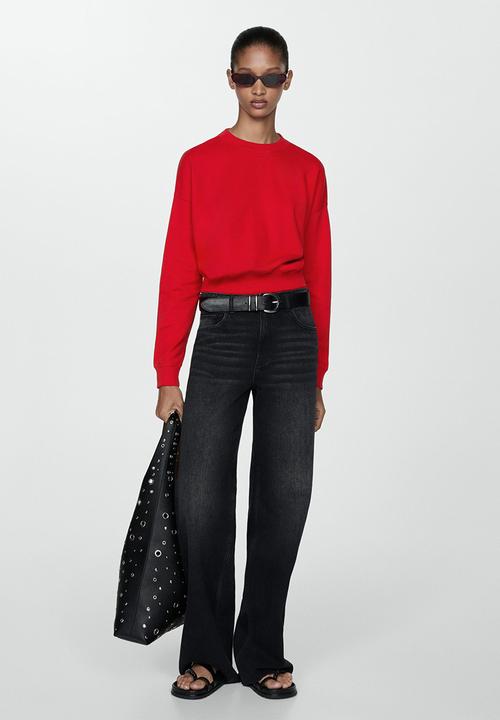 MANGO - Sweatshirt sweaty - red