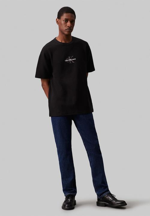 Calvin Klein - City grid ss tee - ck black