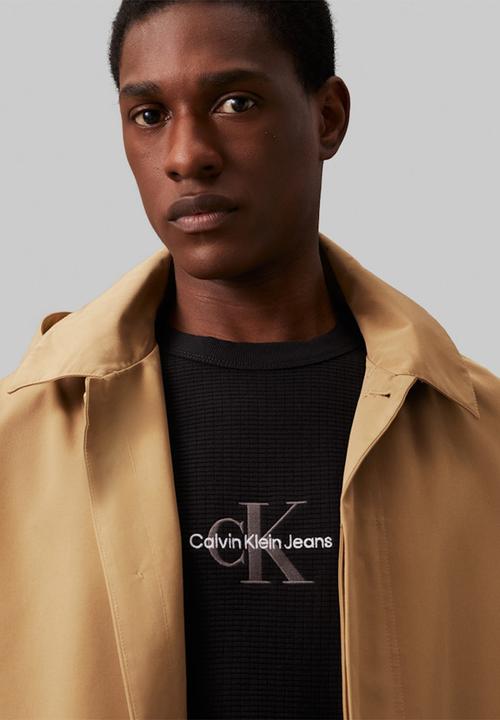 Calvin Klein - City grid ss tee - ck black