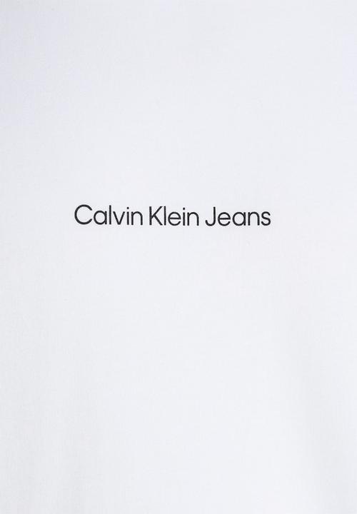 Calvin Klein - Grid monogram ls tee - bright white