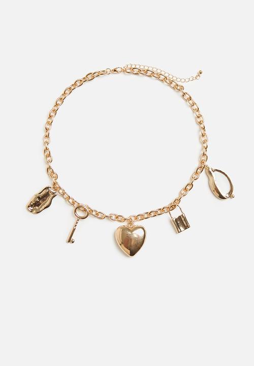 Superbalist - Charm necklace-gold