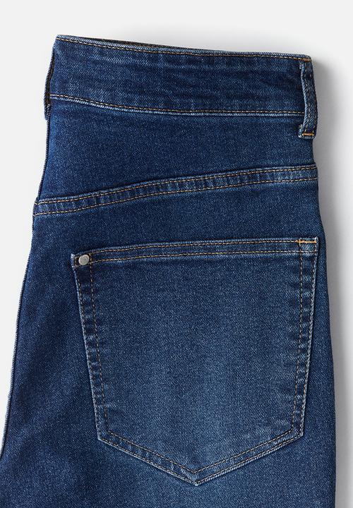 H&M - Ultra high ankle jeggings - blue.