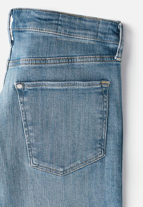 H&M - Slim denim shorts - denim blue