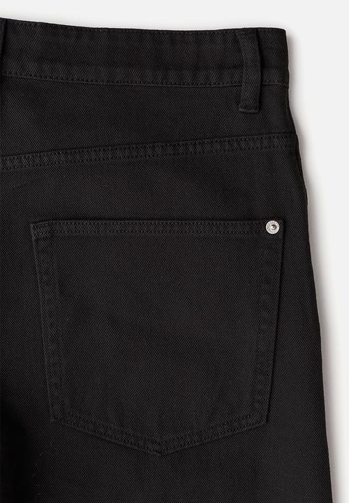 H&M - Twill bermuda shorts - black