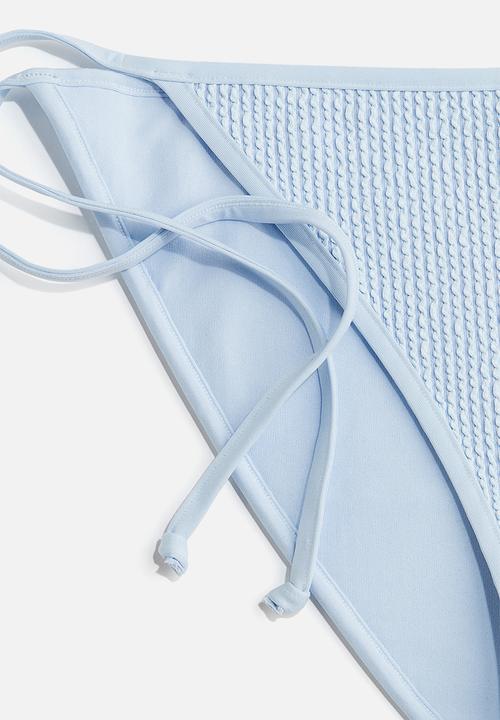 H&M - Tie tanga bikini bottoms - light blue