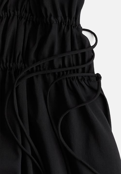 H&M - Drawstring-detail dress - black