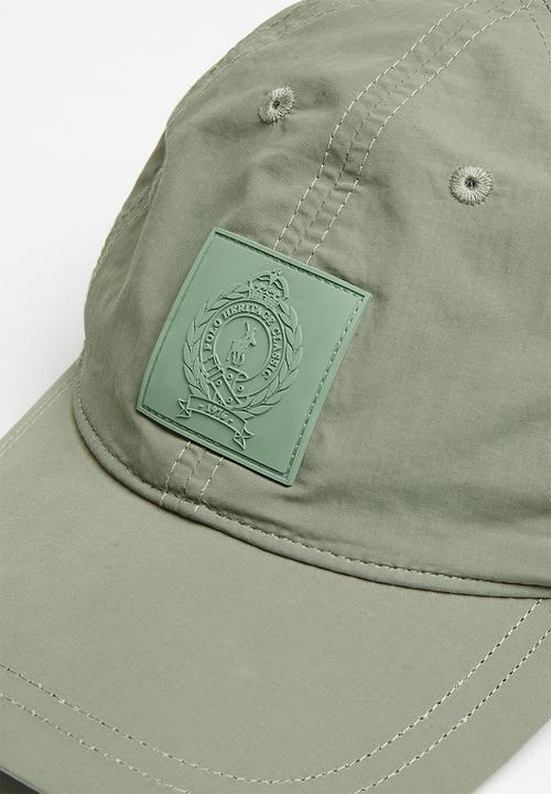 POLO - 6 Panel Crest Badge Peak - Olive