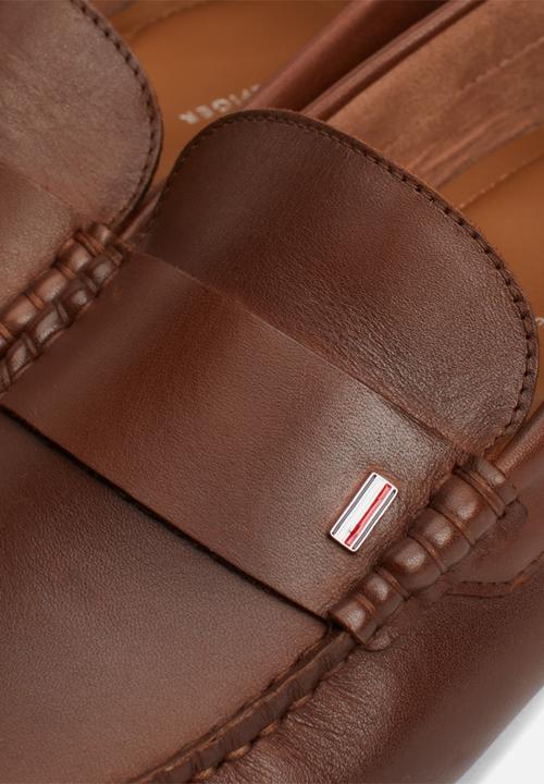 Tommy Hilfiger - Rwb Hilfiger Leather Driver - White Cognac