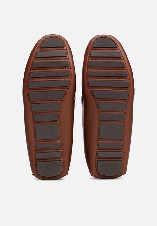 Tommy Hilfiger - Rwb Hilfiger Leather Driver - White Cognac