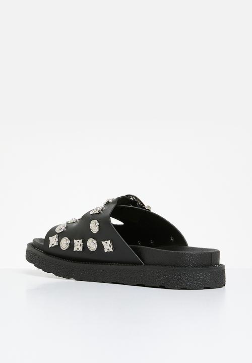 SISSY BOY - Buckle Slide - Black