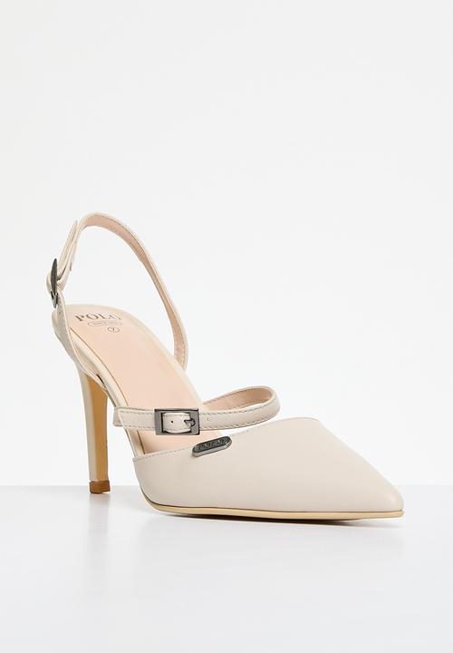 POLO - Classic pointed slingback heel - neutral 