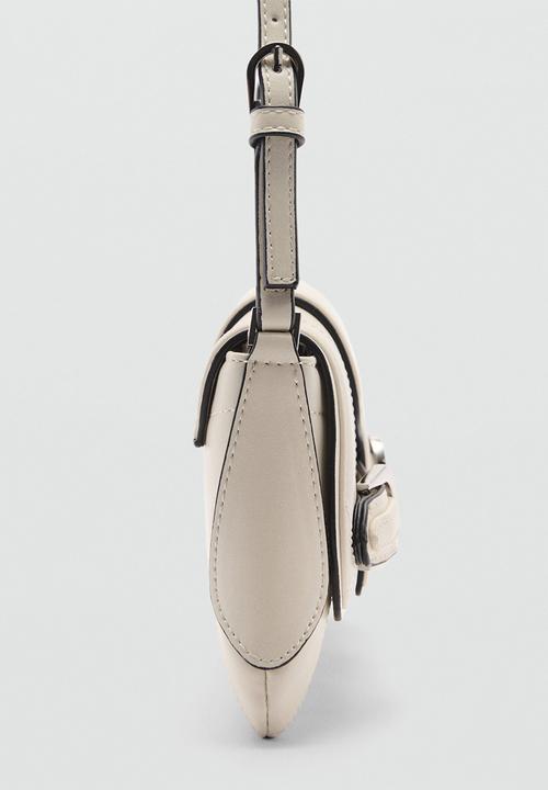 MANGO - Shoulder bag valentin - natural