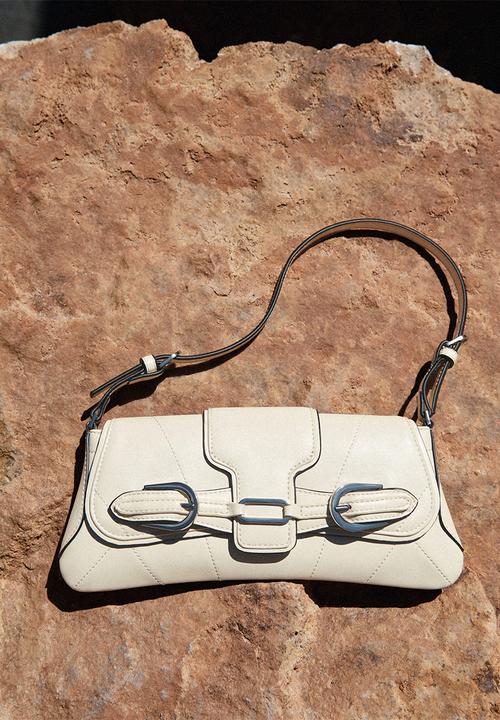 MANGO - Shoulder bag valentin - natural