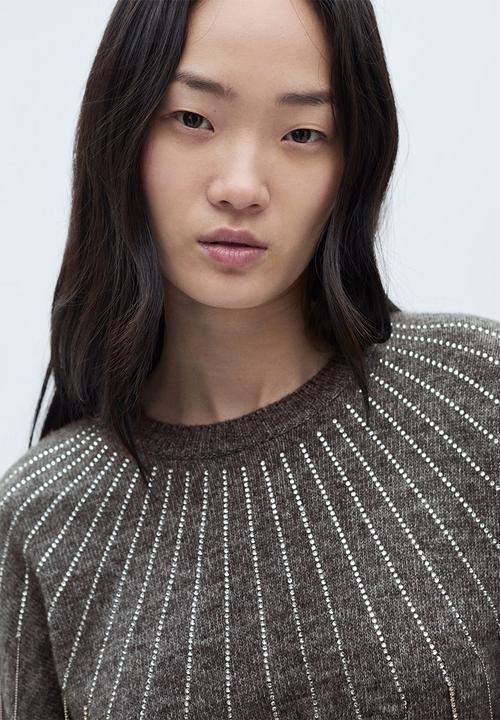 MANGO - Sweater Escandal - Grey  