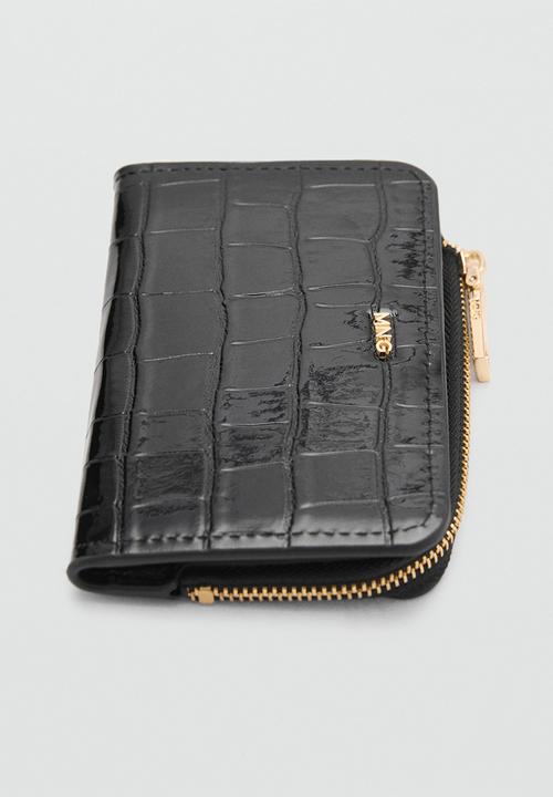 MANGO - Wallet butter - black