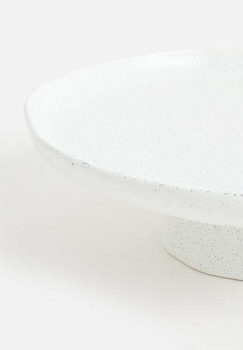 Maxwell & Williams - Onni Footed Cake Stand - Speckle White