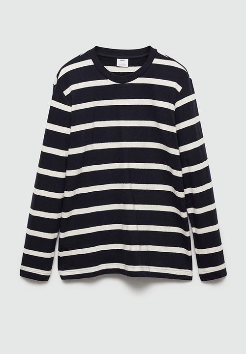 MANGO - T-shirt marino - navy