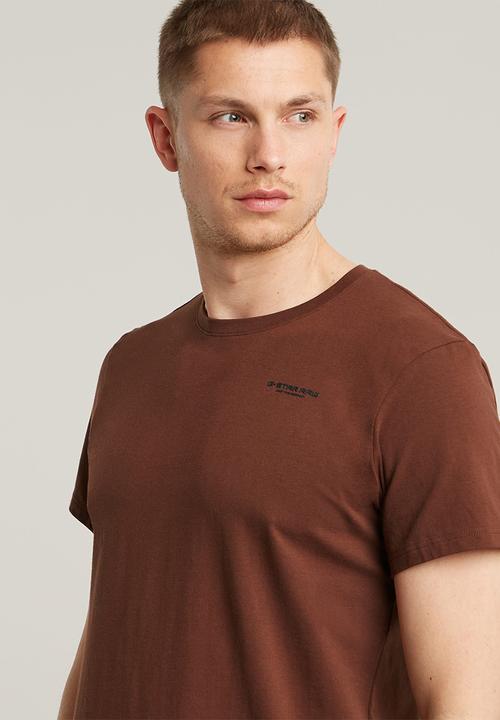 G-STAR - Slim base r t short sleeve - dk plum