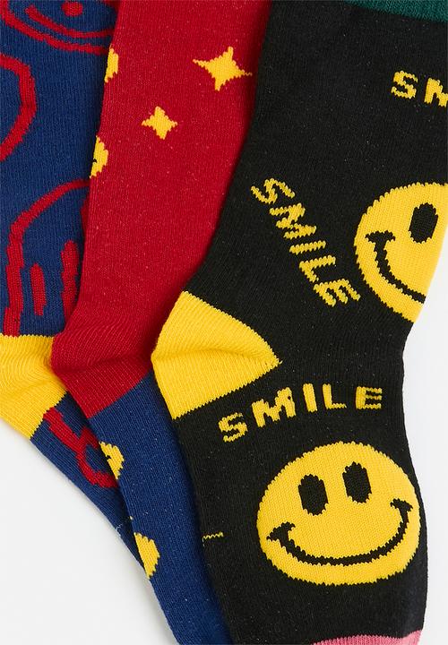 Pop Candy - 3 Pack printed sock set - multi