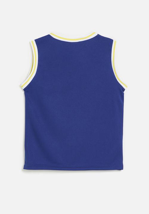 Pop Candy - Basketball tee - blue