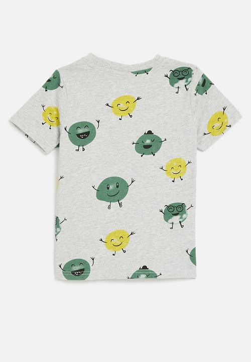 Pop Candy - Printed tee - grey