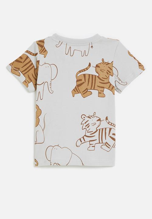 Pop Candy - Printed tee - grey