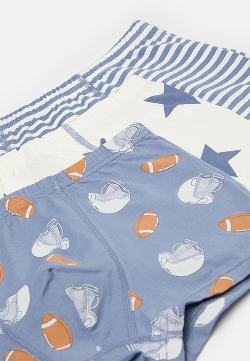 Pop Candy - 3 Pack printed trunk set-blue