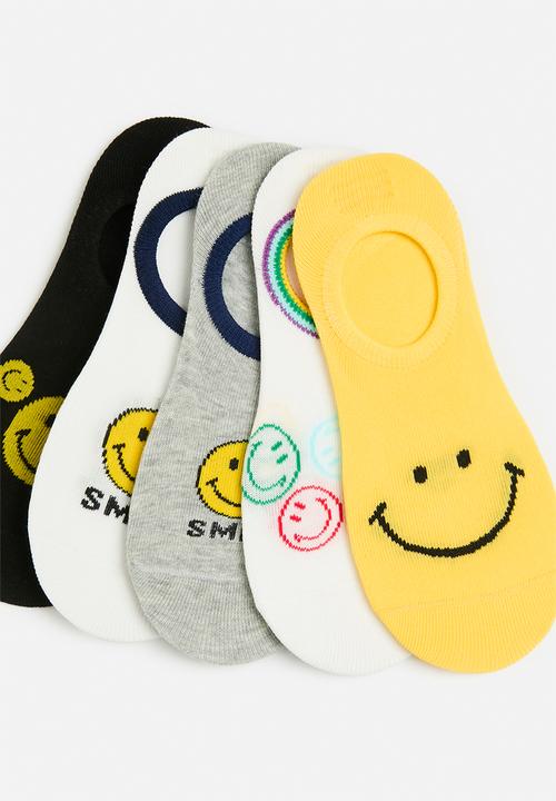 Pop Candy - 5 Pack invisible sock set-multi