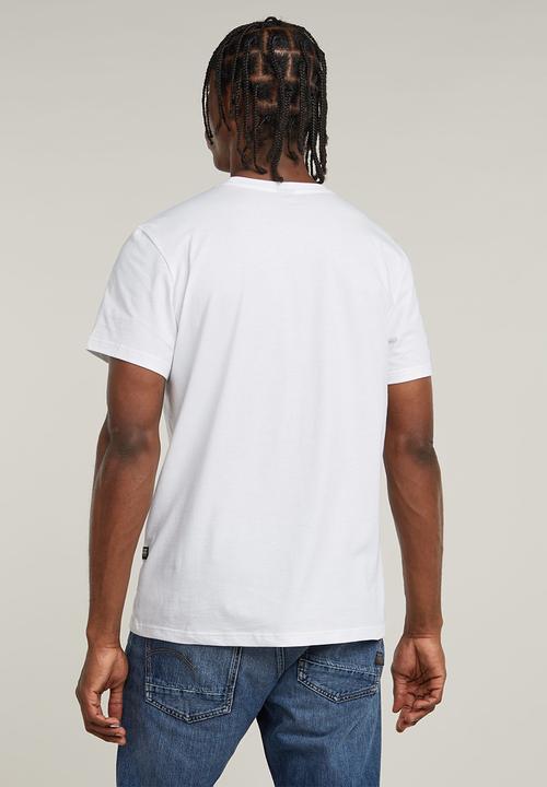G-STAR - Chain logo r t - white