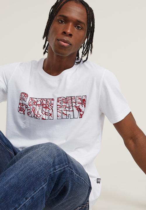 G-STAR - Chain logo r t - white
