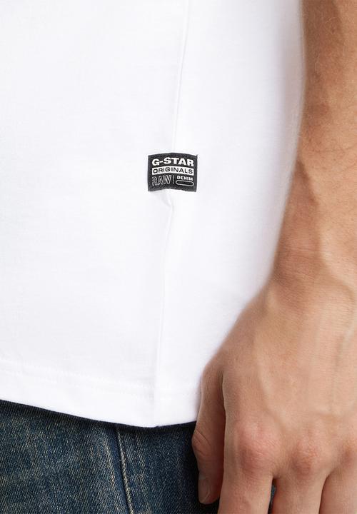 G-STAR - Shattered gr r t - white