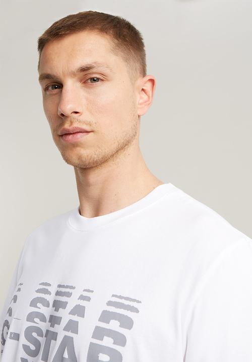 G-STAR - Shattered gr r t - white